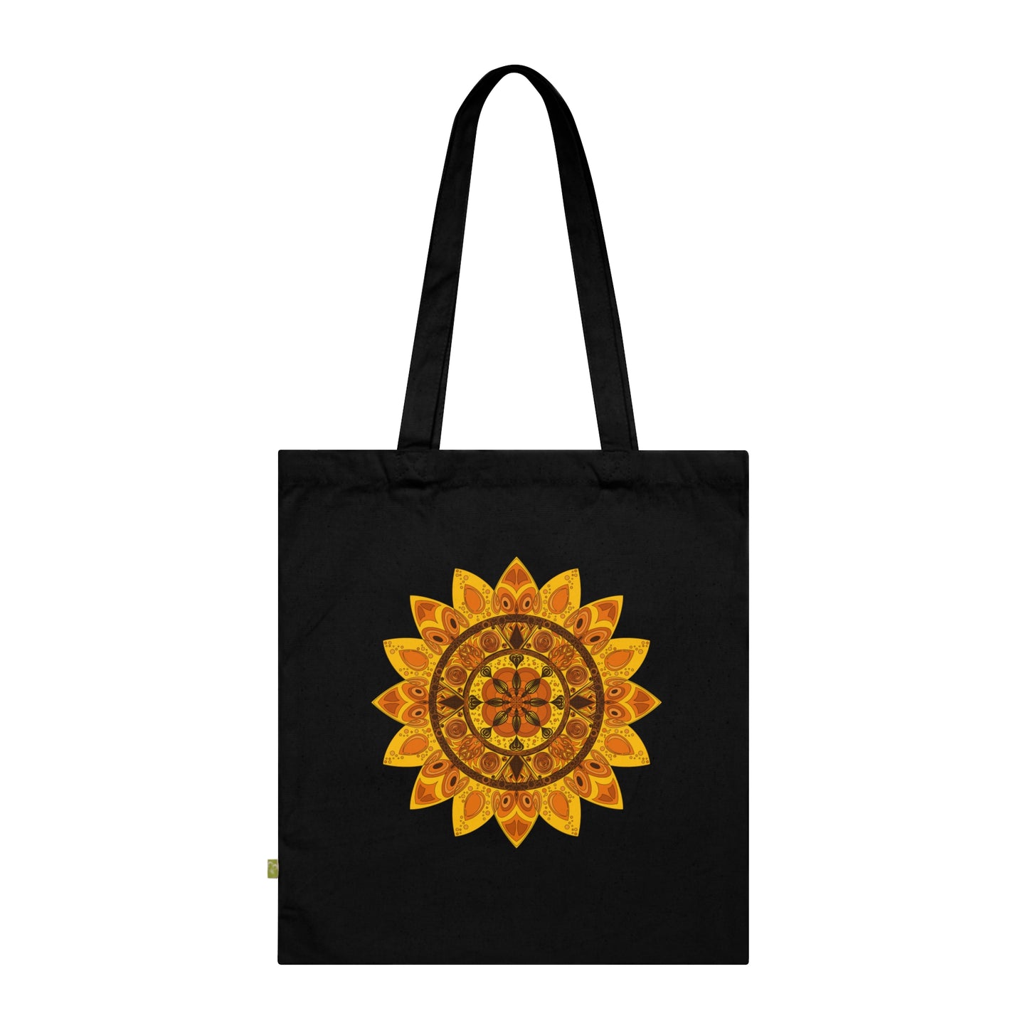 Sunflower Mandala Tote Bag