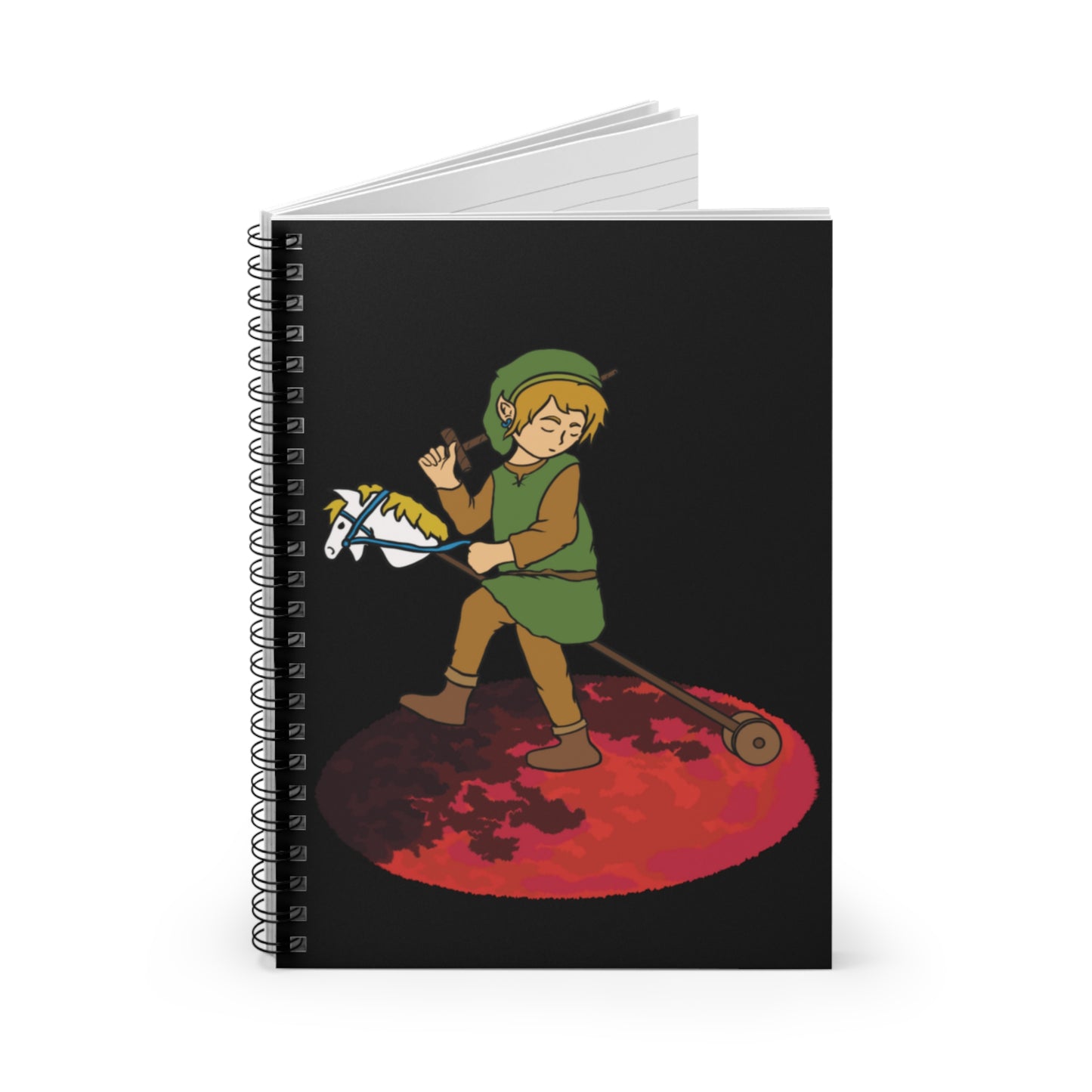 Blood Moon Child Spiral Notebook - Ruled Line