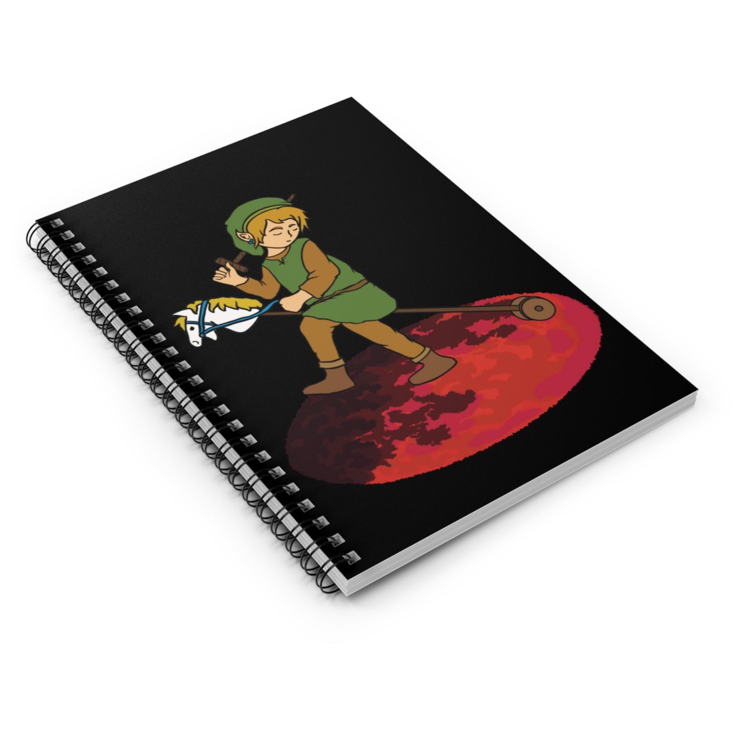 Blood Moon Child Spiral Notebook - Ruled Line