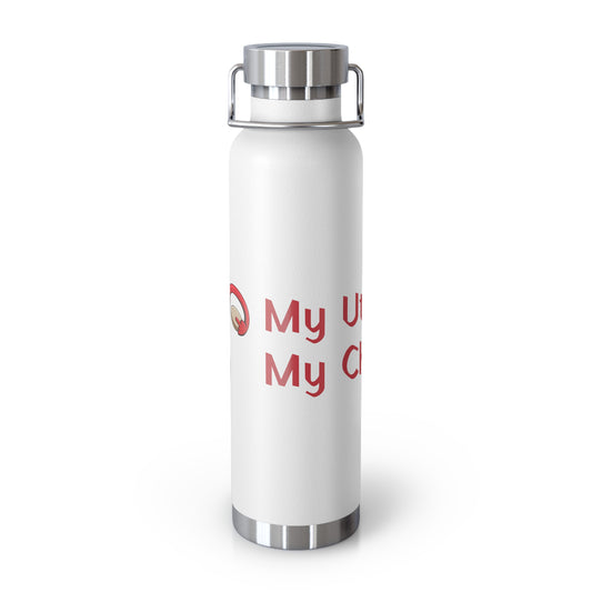 My Uterus My Choice Copper Vacuum Insulated Bottle, 22oz