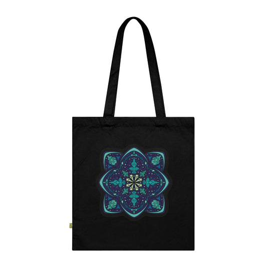 Navy Spirits Mandala Tote Bag