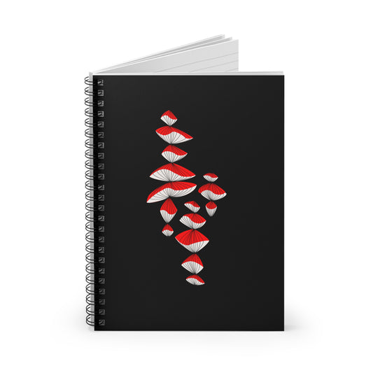 Mushroom Balloon Notebook - Ruled