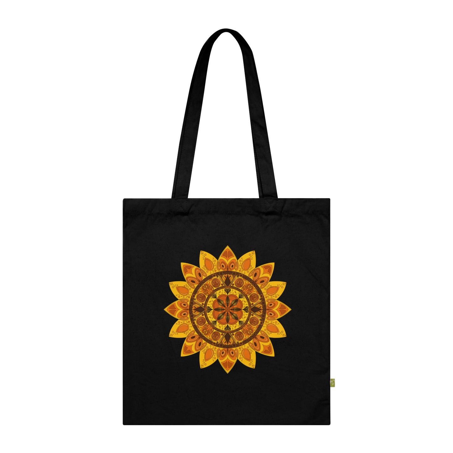 Sunflower Mandala Tote Bag