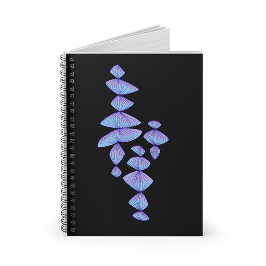 Vaporwave Balloon Notebook - Ruled